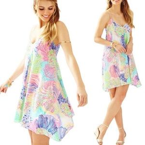 Lily Pulitzer Clara Silk Trapeze Slip Dress 🤍